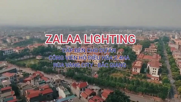 Dự Án Đèn Công Viên Năng Lượng Mặt Trời Cho Công Viên Hồ Điều Hòa Rộng 2.4ha tại Khu Đô Thị RÙA VÀNG CITY, Tây Thị Trấn Vôi, Lạng Giang, Bắc Giang