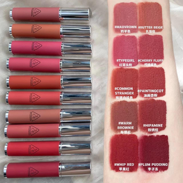 c744 - Son Kem lì 3CE Hazy Lip Clay 4g - LYO SHOP