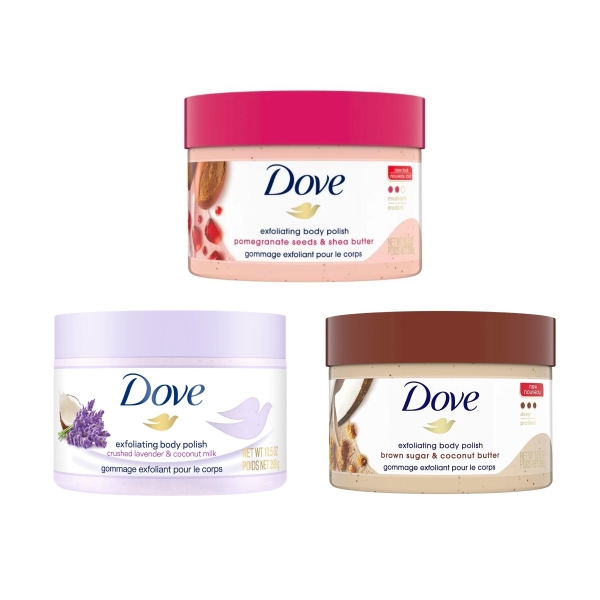 Tẩy Tế Bào Chết Dove Exfoliating Body Polish 298g (Bản Mỹ) (Mẫu Mới)