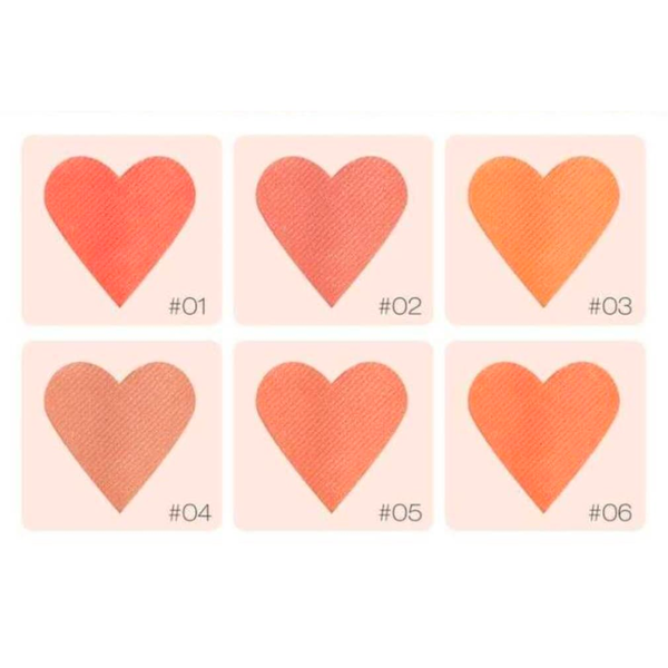 Phấn má hồng Nee Cara Blush Duo 4 In Love 14g - 01