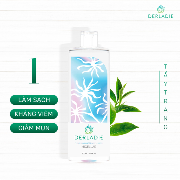 Tẩy Trang Derladie Cleansing Water Witch Hazel