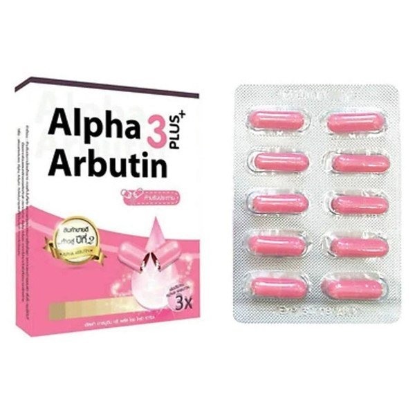 Viên Kích Trắng Kyra Alpha Arbutin 3 Plus (Sản Phẩm Dùng Ngoài Da, Không Được Uống) (Ban Đêm)