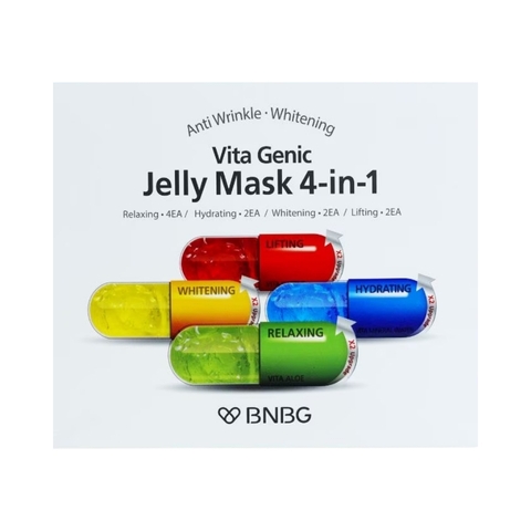 Mặt Nạ Giấy BNBG Vita Genic Jelly Mask 4-In-1 (Hộp 10 Miếng)