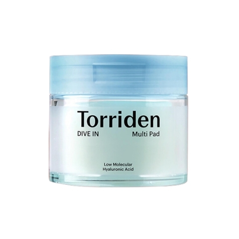 Toner Cấp Ẩm Dạng Miếng Bông Torriden Dive In Low Molecular Hyaluronic Acid Multi Pad 160ml (80 Miếng)