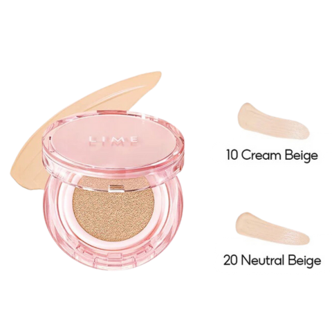 Phấn Nước Lime Skin Fit Long-Wear Cover Cushion SPF50 15g (Hồng)