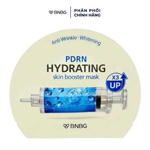 Mặt Nạ Giấy BNBG Cấp Ẩm Đa Tầng Căng Bóng Da PDRN Hydrating Skin Booster Mask 30ml