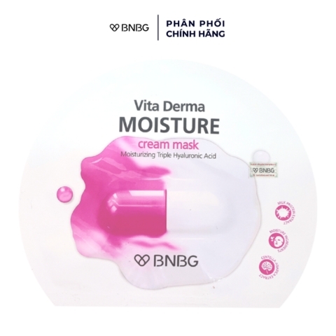 Mặt Nạ Giấy BNBG Cấp Ẩm Đa Tầng Vita Derma Moisture Cream Mask