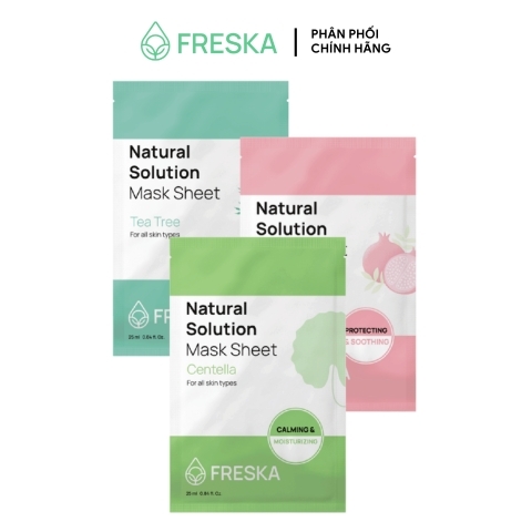 Mặt Nạ Giấy Freska Natural Solution Mask Sheet 25ml