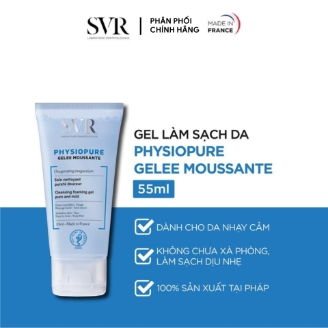 Sữa Rửa Mặt Cho Da Nhạy Cảm SVR Dạng Gel Physiopure Gelee Moussante (Nhập Khẩu)