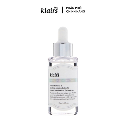 Tinh Chất Klairs Dưỡng Sáng Da, Mờ Thâm Freshly Juiced Vitamin Drop 35ml
