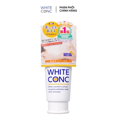 Tẩy Tế Bào Chết Toàn Thân White Conc Làm Sáng Da Body Gommage 180g