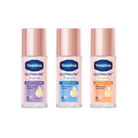 Lăn Khử Mùi Vaseline Glutaglow Ampoule 48h 45ml
