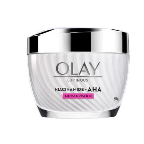 Kem Dưỡng Ẩm Sáng Da, Mờ Thâm Mụn Olay Luminous Niacinamide AHA 50g
