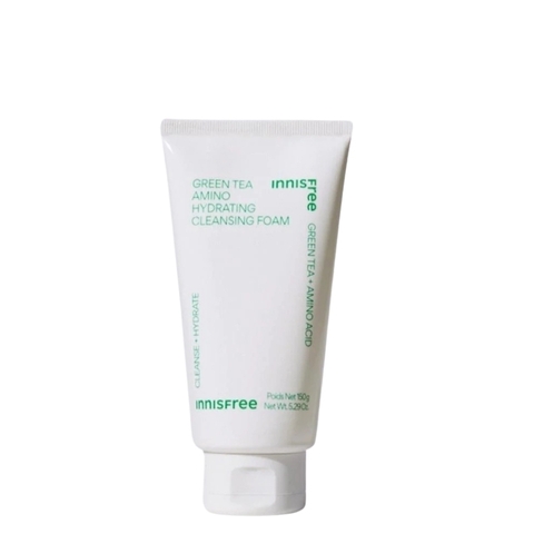 Sữa Rửa Mặt Trà Xanh Dưỡng Ẩm Innisfree Green Tea Amino Hydrating Cleansing Foam 150g