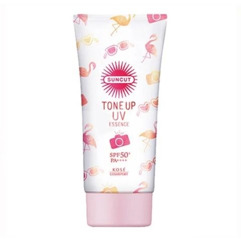 Tinh Chất Chống Nắng Kose Suncut Tone Up UV Essence SPF50 80g (Hồng)