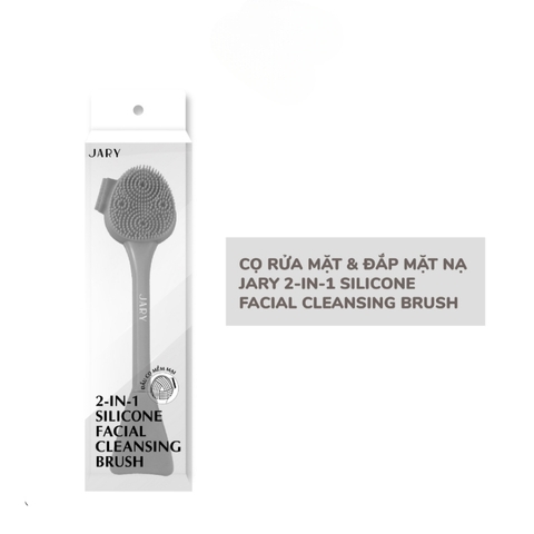 Cọ Rửa Mặt Và Đắp Mặt Nạ Jary 2in1 Silicone Facial Cleansing Brush