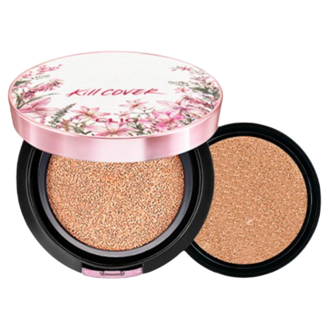 Phấn Nước 2 Lõi Kiềm Dầu Lâu Trôi Clio Kill Cover Fixer Cushion SPF50+ (Phiên Bản Floral Tea Garden)