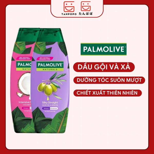 Dầu Gội Kèm Dầu Xả 2in1 Palmolive 180ml