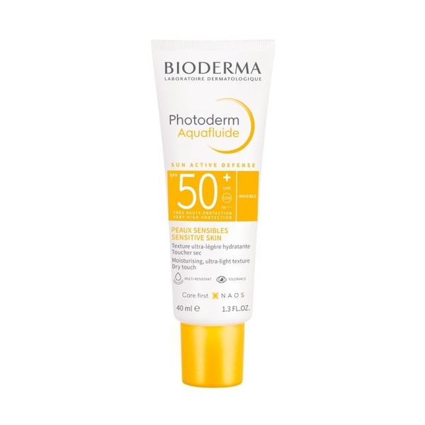 Kem Chống Nắng Quang Phổ Rộng Bioderma Photoderm Aquafluide SPF50+ Invisible Không Màu 40ml (Nhập Khẩu)