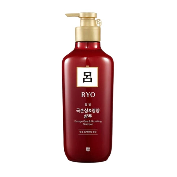 Dầu Gội Phục Hồi Hư Tổn Và Tái Tạo Tóc Ryo Damage Care & Nourishing 550ml (Đỏ)