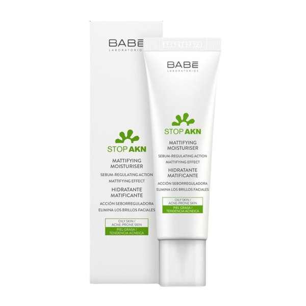 Kem Dưỡng Ẩm Cho Da Dầu Mụn Babe Stop AKN Mattifying Moisturiser
