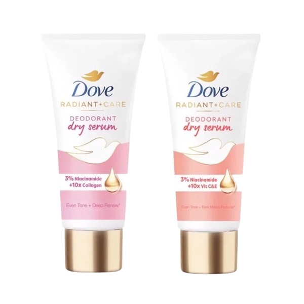 Kem Ngăn Mùi Dove Tinh Chất Sáng Mịn Mờ Thâm 3% Niacinamide 40ml