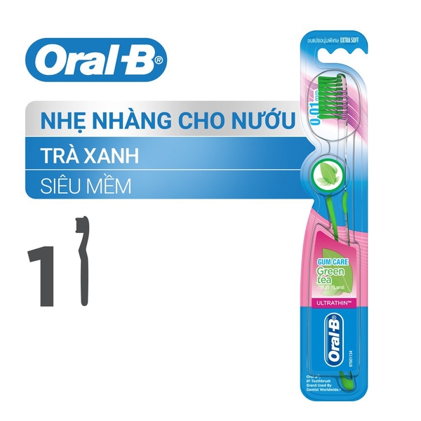 Bàn Chải Đánh Răng Oral B Trà Xanh Gum Care Green Tea
