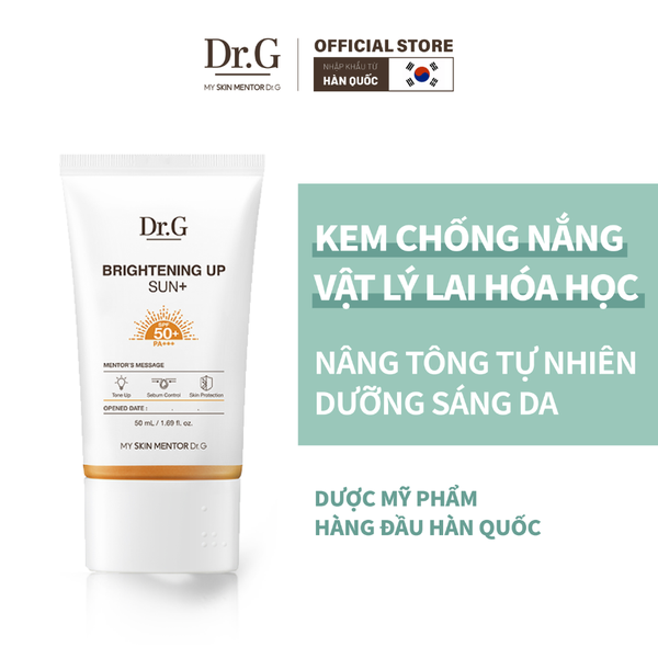 Kem Chống Nắng Nâng Tone Da Dr.G Brightening Up Sun SPF50+