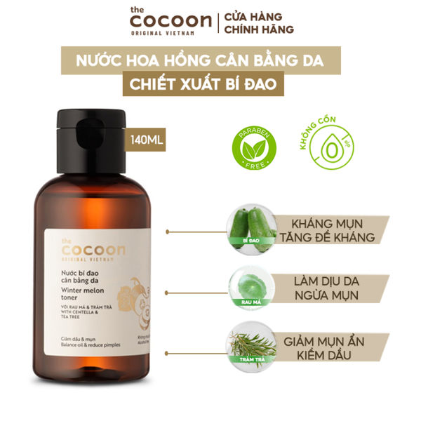 Nước Cân Bằng Da Bí Đao Cocoon Winter Melon