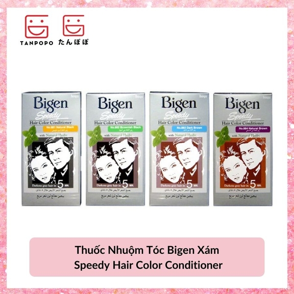 Thuốc Nhuộm Tóc Bigen Xám Speedy Hair Color Conditioner Thuốc Nhuộm Tóc Bigen Xám Speedy Hair Color Conditioner