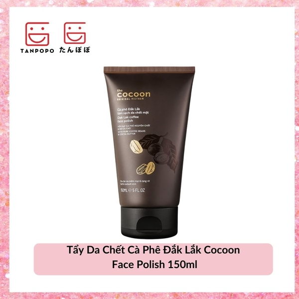 Tẩy Tế Bào Chết Mặt Cà Phê Đắk Lắk Cocoon Face Polish 150ml