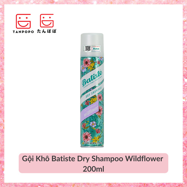 Gội Khô Batiste Dry Shampoo Wildflower 200ml