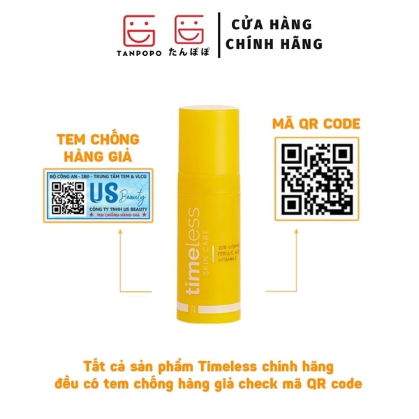 Serum Timeless 20% Vitamin C+E+Ferulic Acid 30ml