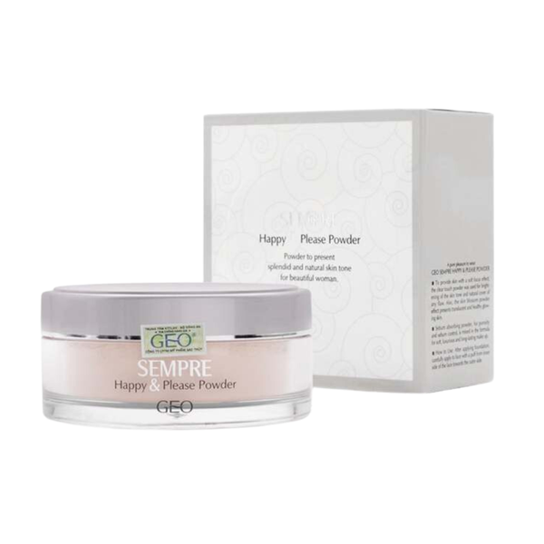 Phấn Phủ Dạng Bột Geo Sempre Happy & Please Powder 25g