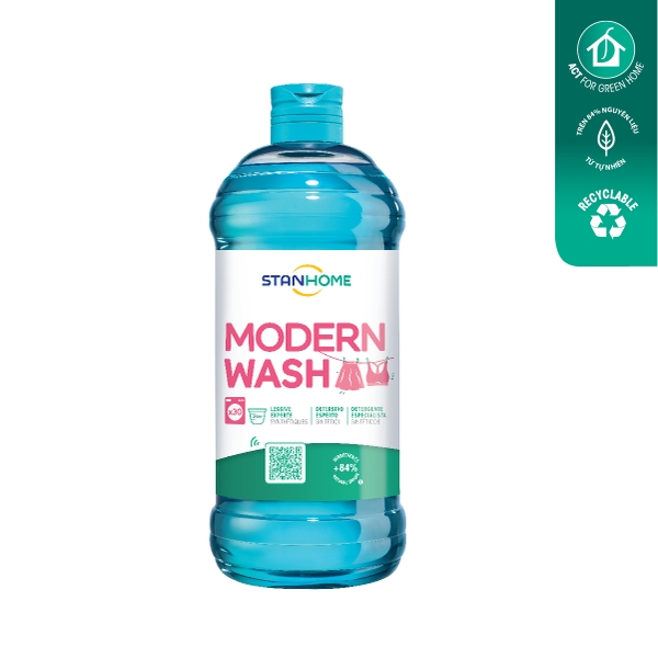 Nước giặt đậm đặc khử mùi, lưu hương dài lâu Stanhome Modern Wash 750ml