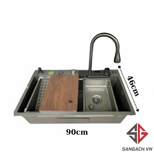 combo-chau-chen-1-hoc-thong-minh-cao-cap-phu-nano-inox-304-90x46-saga-cr43
