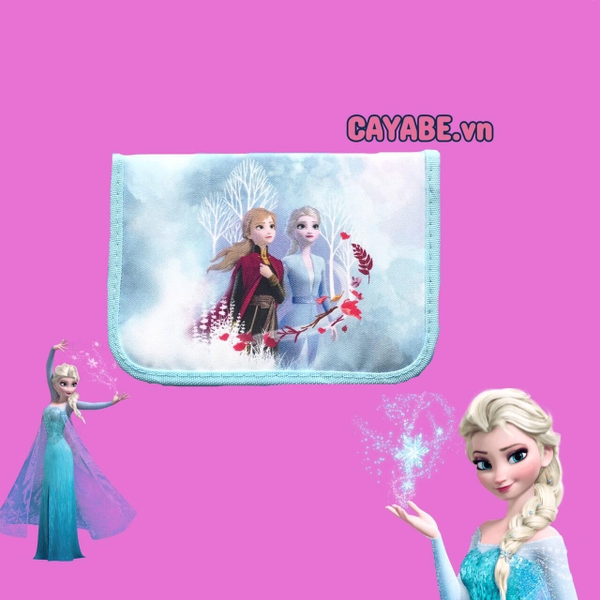 Hộp bút Bebé công chúa Elsa Frozen xanh dương - Nữ Hoàng băng giá (tặng kèm set bút chì màu)