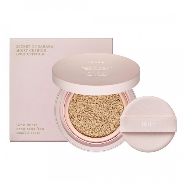 Phấn Nước Dưỡng Ẩm Huxley Moist Cushion; Own Attitude #2 Sand Desert