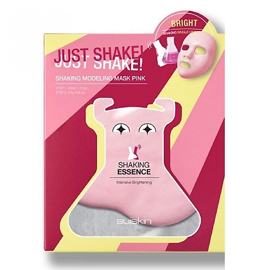 Mặt nạ cao su Suiskin Shaking Essence Intensive Pink Mask Suisin