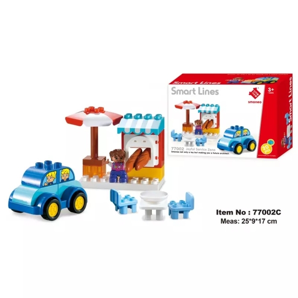 Bộ xếp hình Lego Smoneo quầy bán hàng (20 mảnh ghép) - 77002C