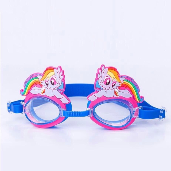 Kính bơi trẻ em chống tia UV hoạt hình Disney 3D Pony cầu vòng M005