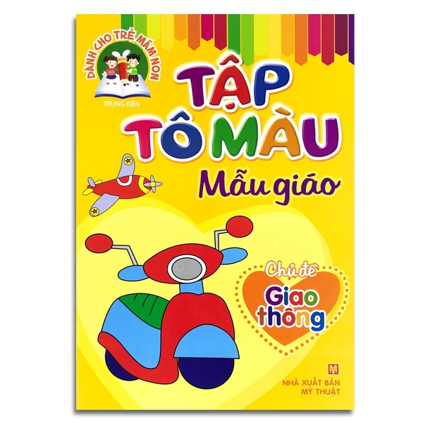 Tập tô màu mẫu giáo - giao thông