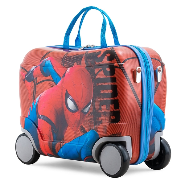 Va li trẻ em có bánh xe và tay quai xách đi du lịch thương hiệu Bouncie 16 inch người nhện Spiderman