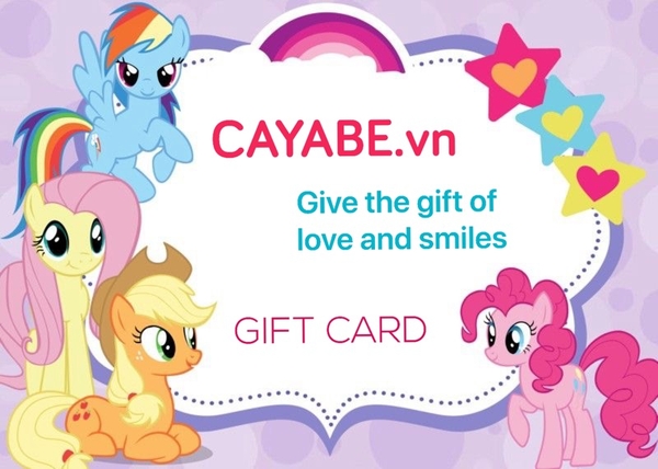 Gift Card - Thẻ quà tặng: Give the gift of love and smile