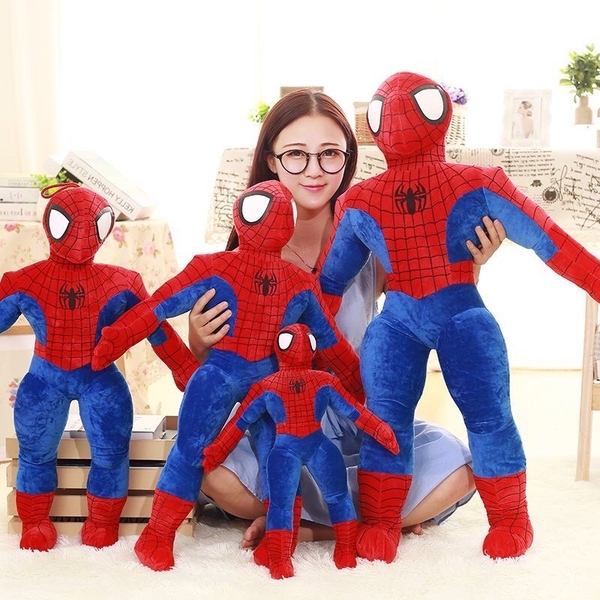 Thú nhồi bông gối ôm người nhện Spiderman 55 cm