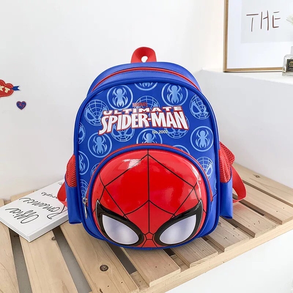 Ba lô mầm non cho bé người nhện Spiderman xanh dương