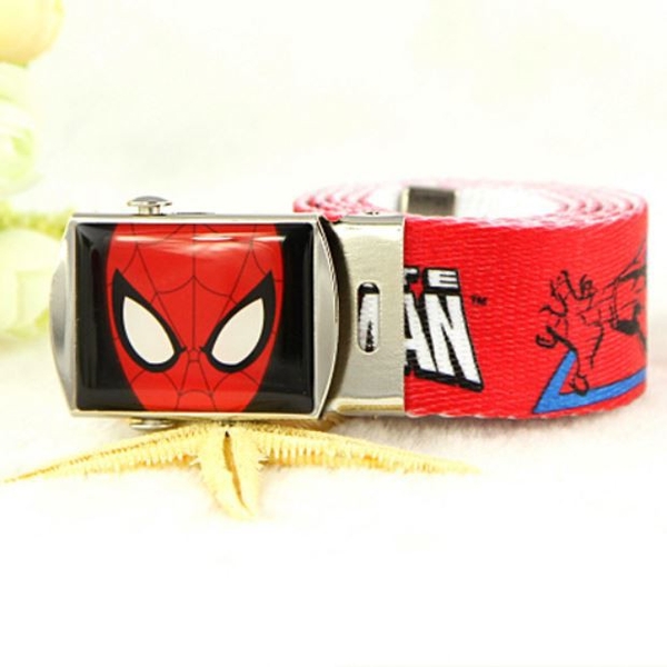 Thắt lưng trẻ em hình Spiderman màu đỏ