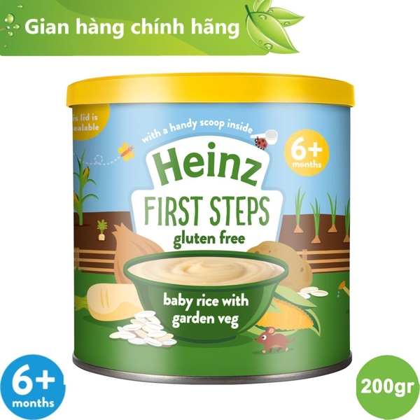 Bột Ăn Dặm Vị Gạo Và Rau Củ Xay Nhuyễn HEINZ cho bé 200g