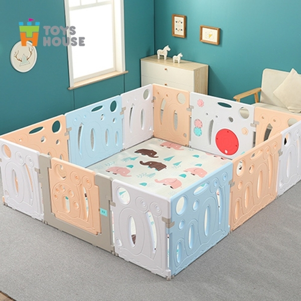 Quây bóng cho bé hình ốc sên Size L (10+2) màu cam, trắng Toys House WM19005-LO