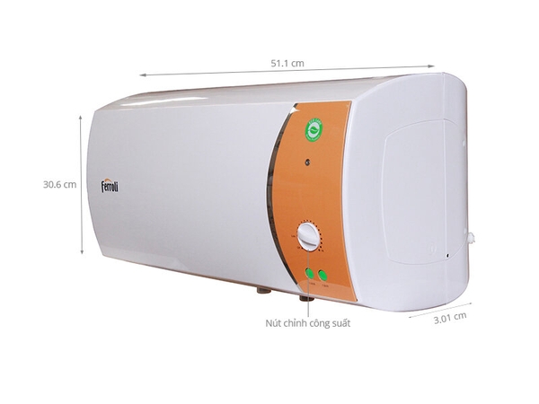 BÌNH NÓNG LẠNH FERROLI VERDI 30TE Chống Giật 30 lít